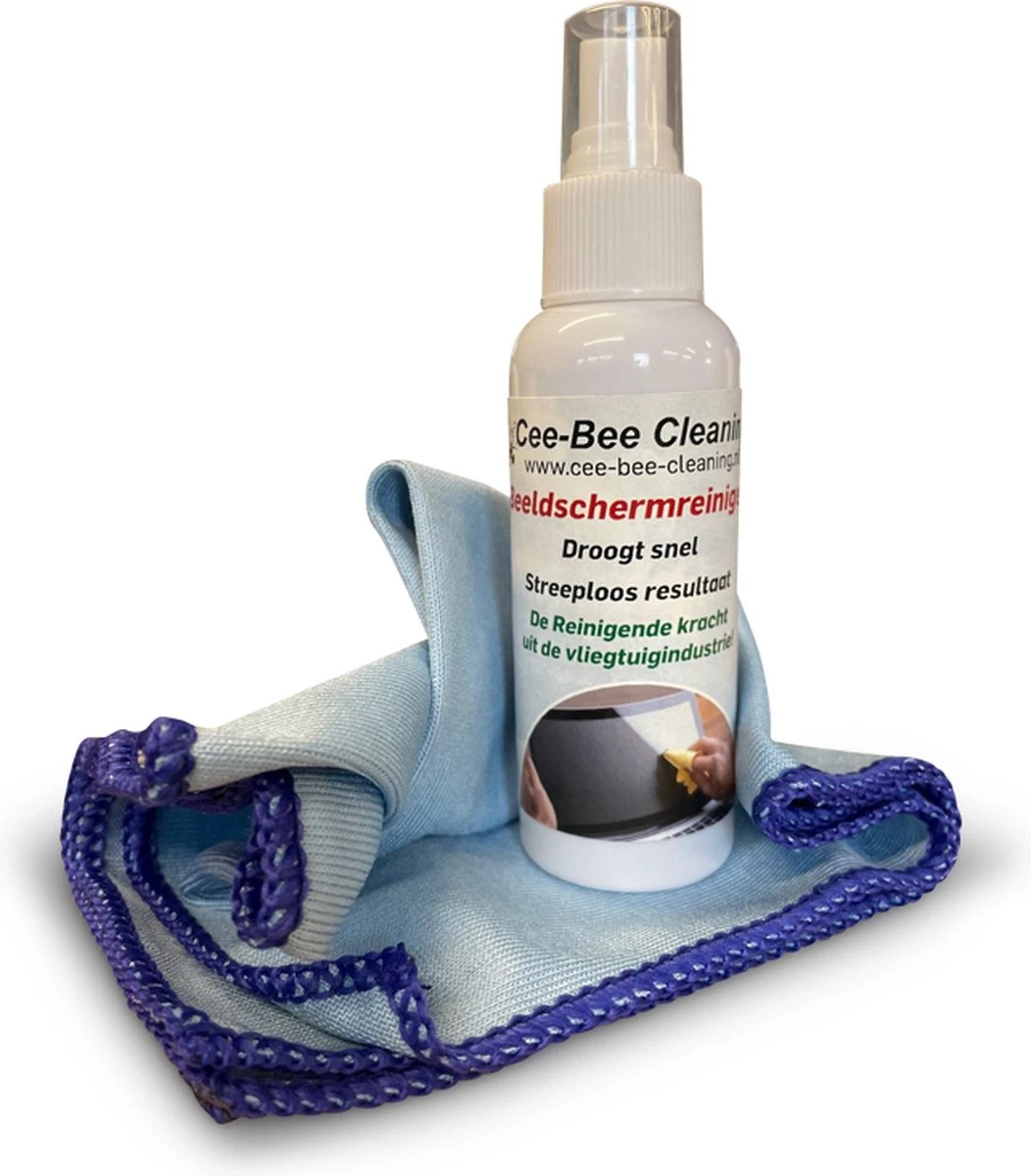 Beeldschermreiniger Met Glasdoek | Droogt Snel En Streeploos | Sprayflacon 100ml