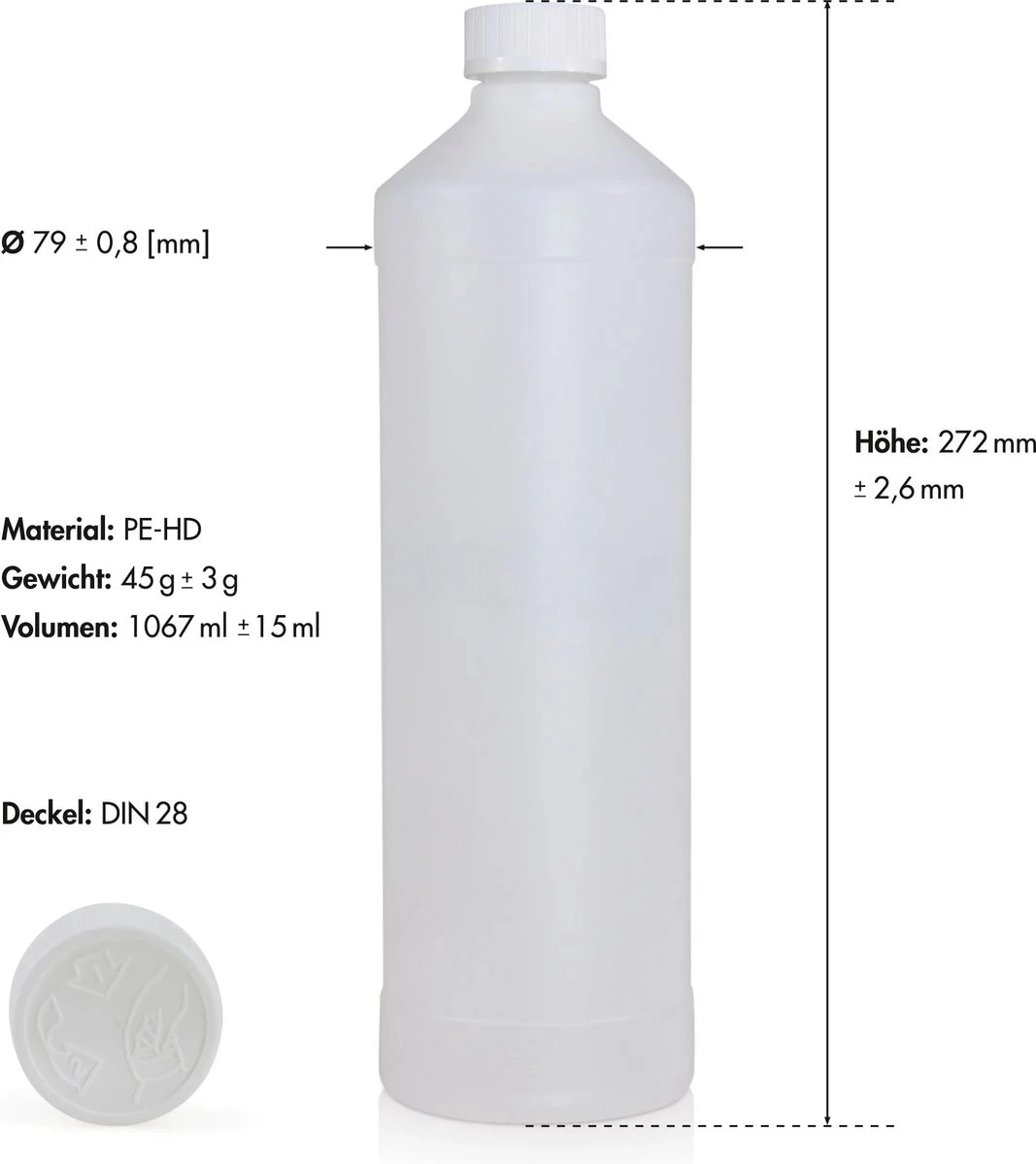 Isopropyl Alcohol - Isopropanol - IPA - Isopropyl - 99,9% Zuiver - 1000ml - Inclusief Trechter - Afbeelding 3