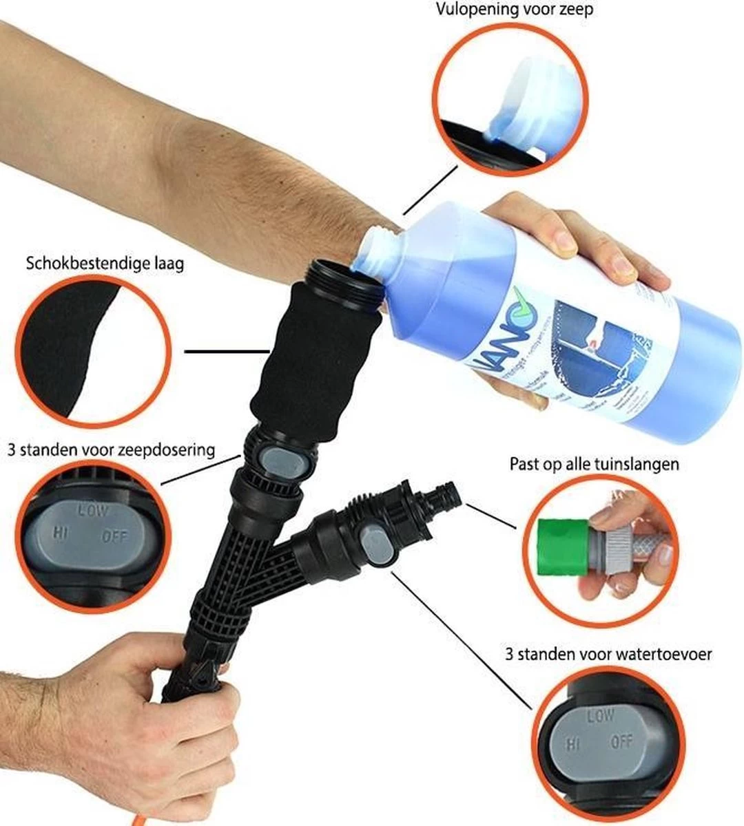 Aquacopic - Telescoopsteel Set Met Borstel - 11 Meter - Afbeelding 8