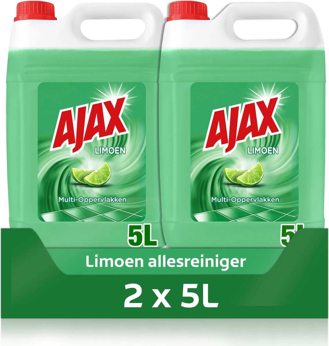 Ajax® Ajax Allesreiniger Limoen 2 X 5L - Voordeelverpakking