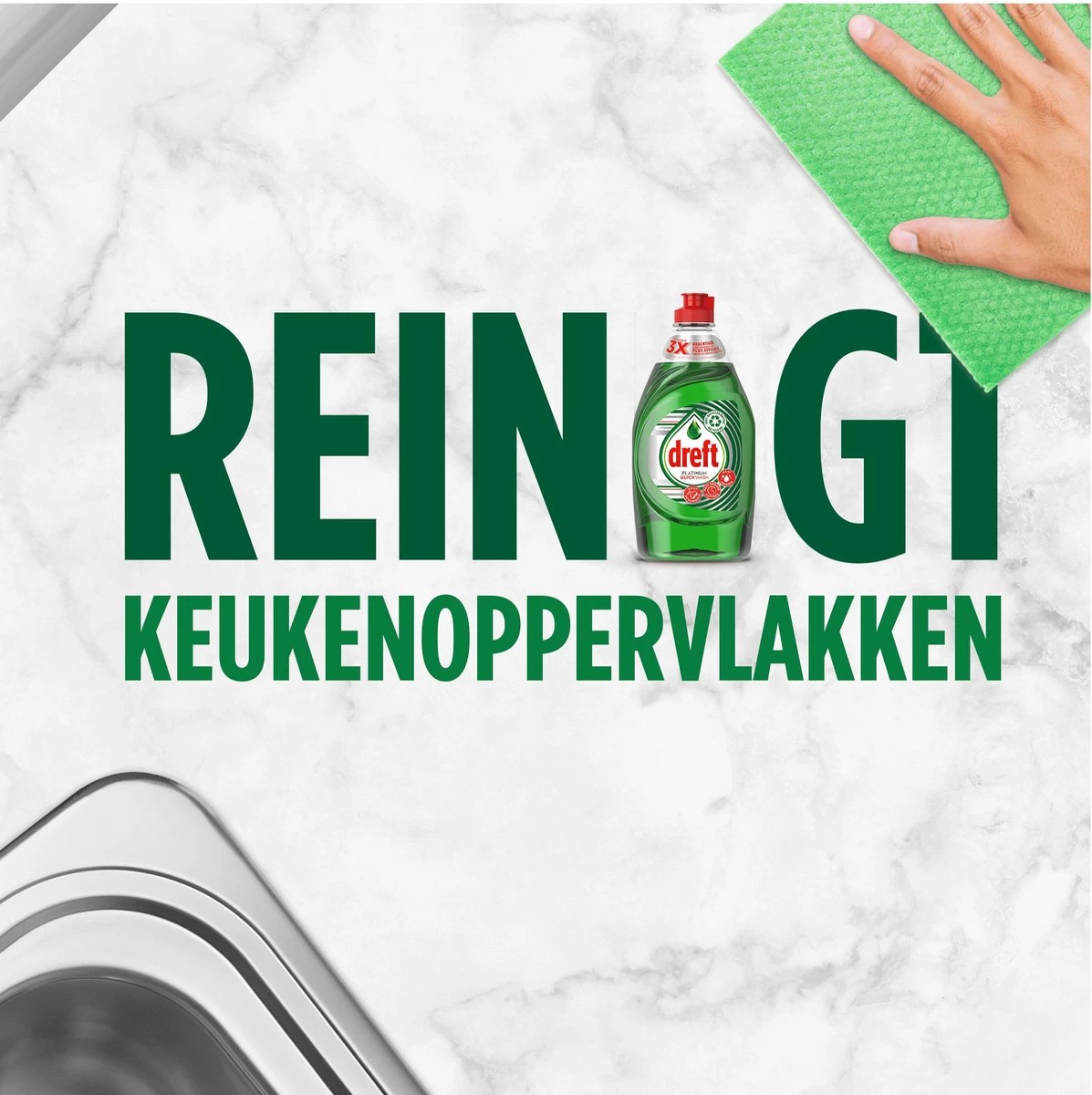 Dreft Platinum - Quickwash - Citroen - Vloeibaar Afwasmiddel - Voordeelverpakking 8 X 780 Ml - Afbeelding 5