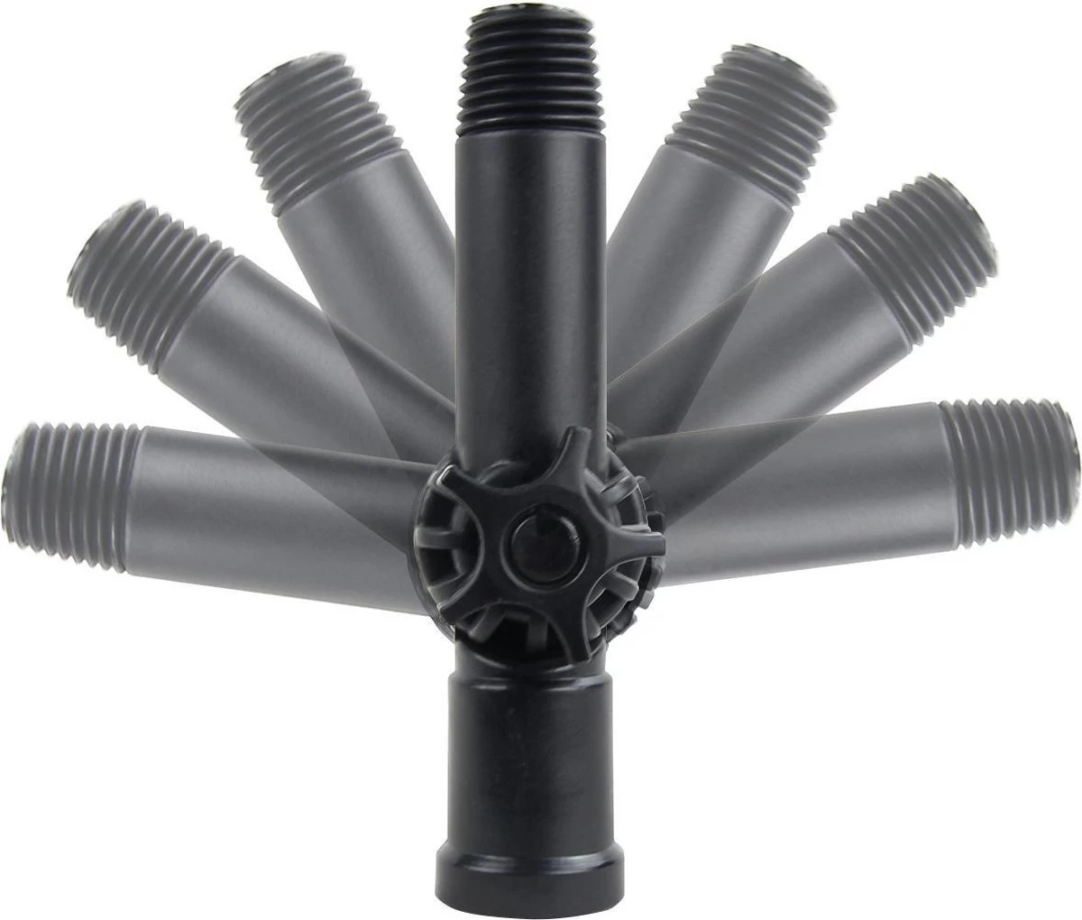 Aqua2Go Telescoopsteel 7,2 Meter - Lichtgewicht Aluminium - 40 Cm. Borstel - Ramen Wassen - Zonnepanelen - Afbeelding 6