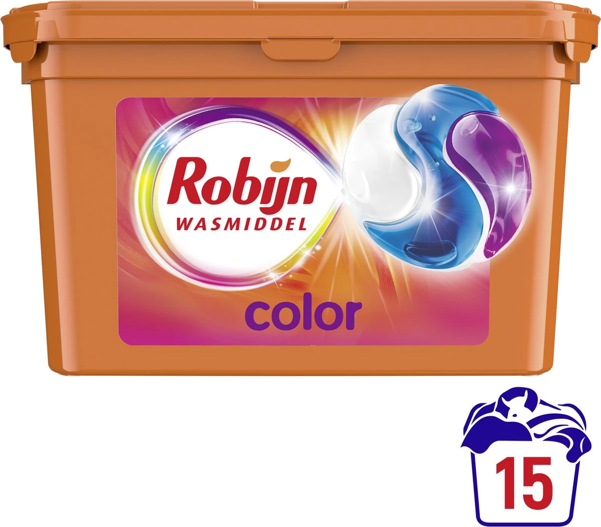 Robijn Wascapsules 3-in-1 Color 15 Stuks