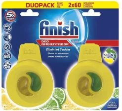 Finish Vaatwasverfrisser Citroen & Limoen - Duo Pack - 2 Stuks