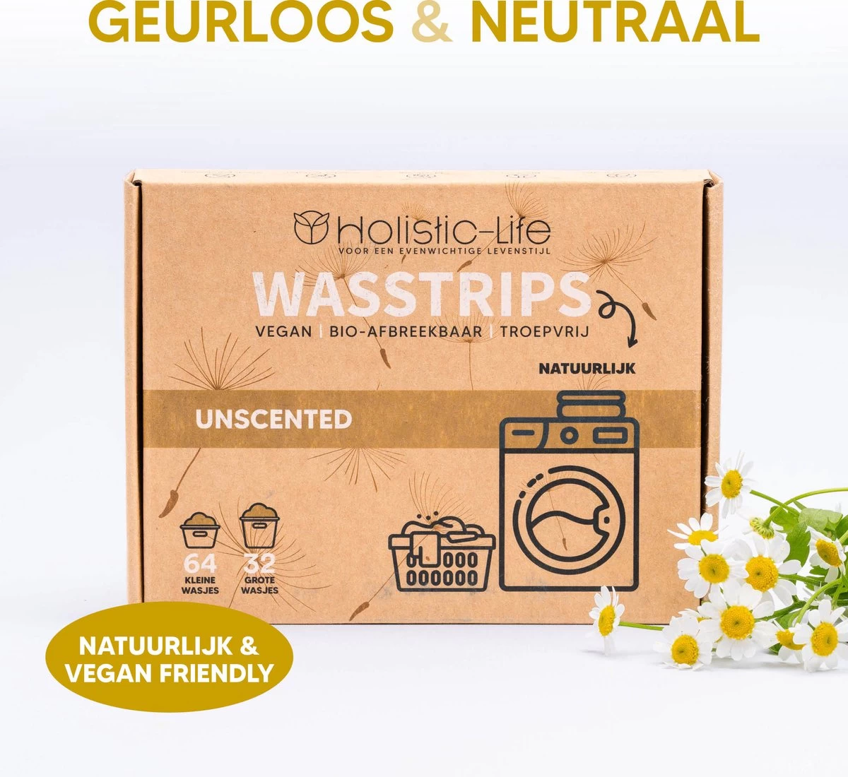 Wasmiddeldoekjes - Ongeparfumeerd Wasstrips 64 Wasbeurten – Wasmiddel Wasdoekjes - Natuurlijke Wasverzachter – Vegan – Zero Waste - Afbeelding 9