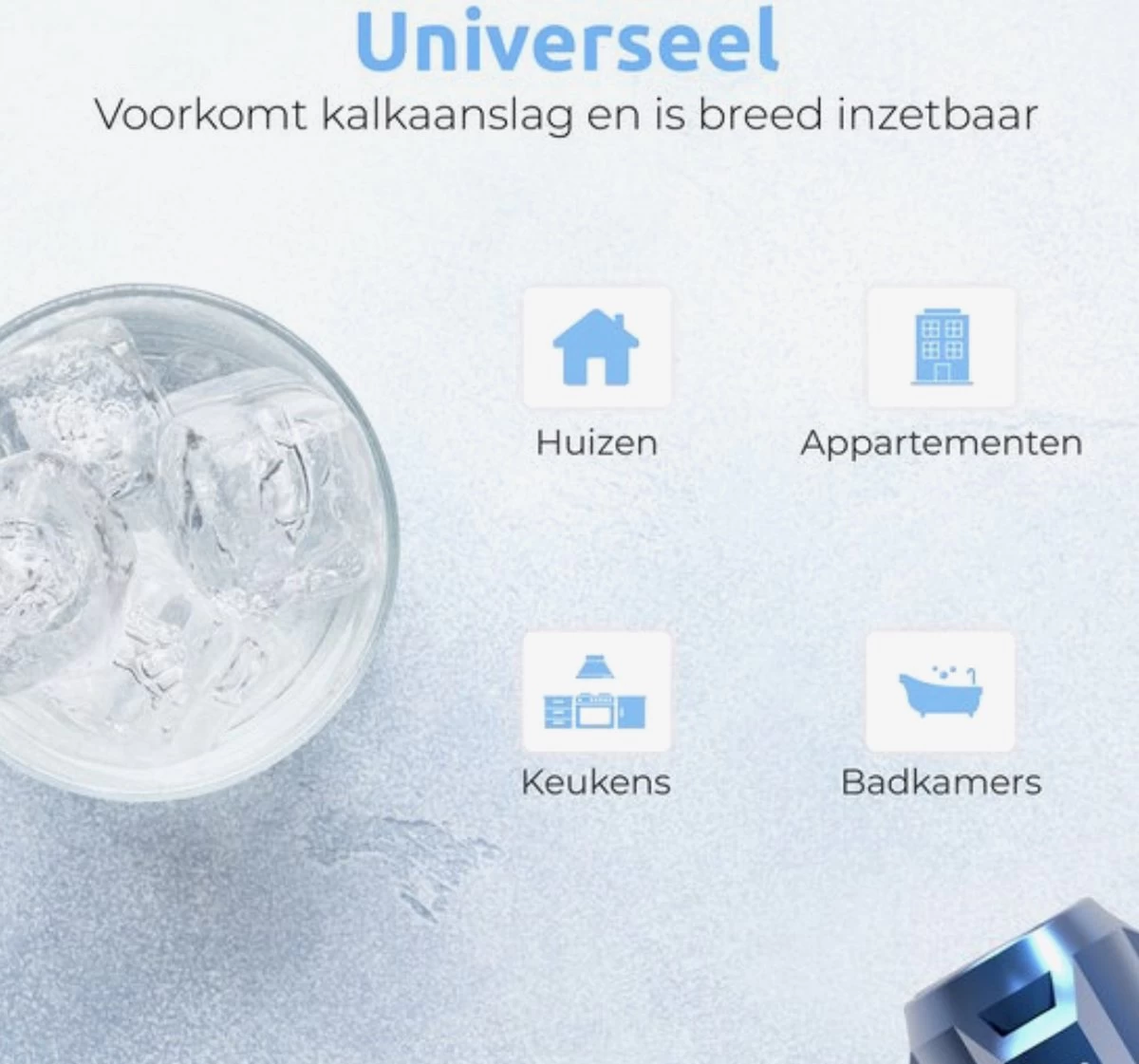 Magnetische Waterontharder - Professionele Waterontharder Magneet - Waterontkalker Waterleiding - Blauw - Anti Kalk - Afbeelding 9