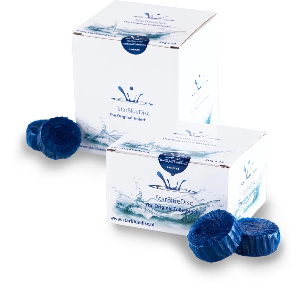 Starbluedisc Toiletblok Jaarverpakking A 24 Stuks Blauw - Afbeelding 4