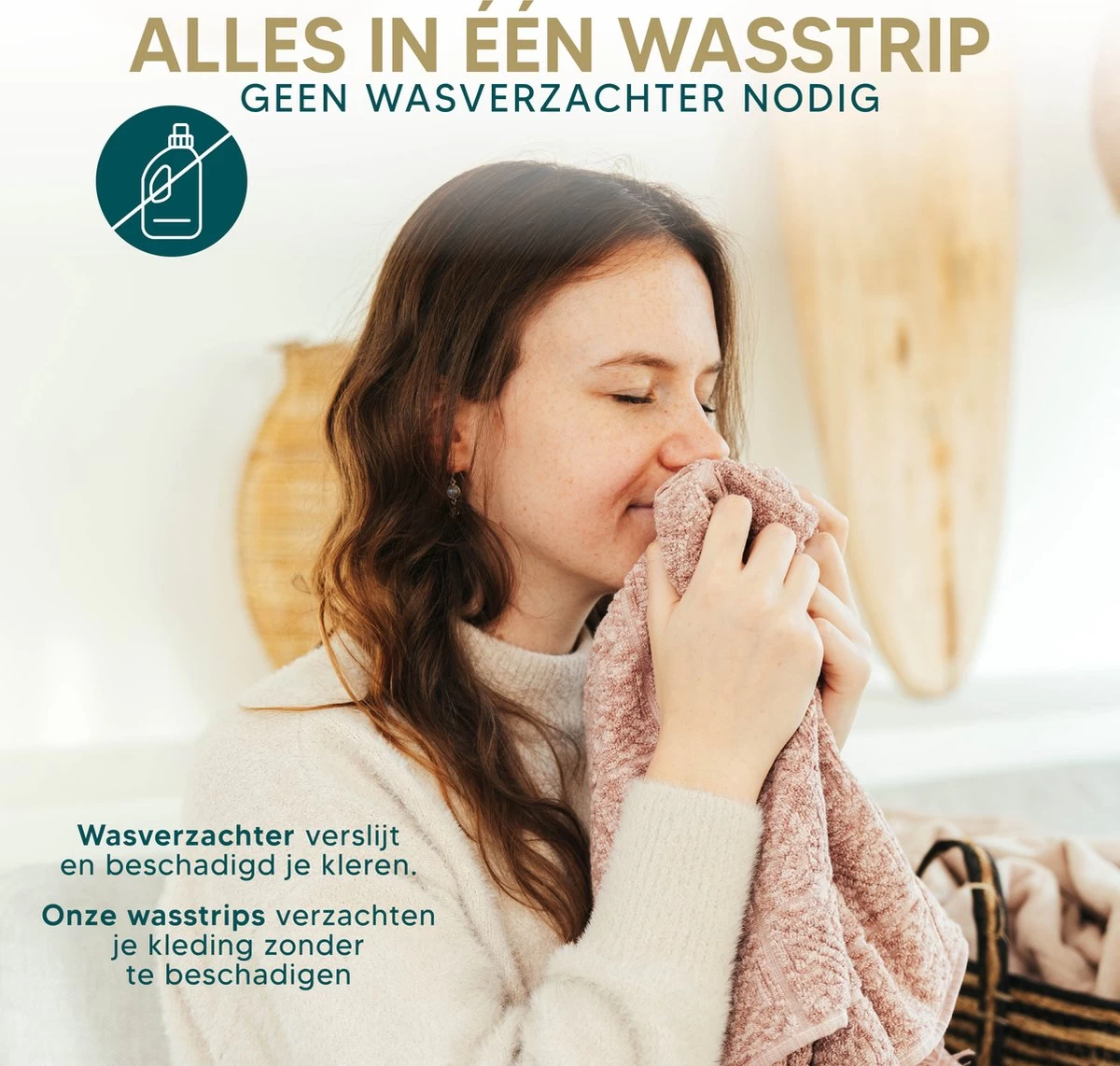 Wasmiddeldoekjes - Ongeparfumeerd Wasstrips 64 Wasbeurten – Wasmiddel Wasdoekjes - Natuurlijke Wasverzachter – Vegan – Zero Waste - Afbeelding 7