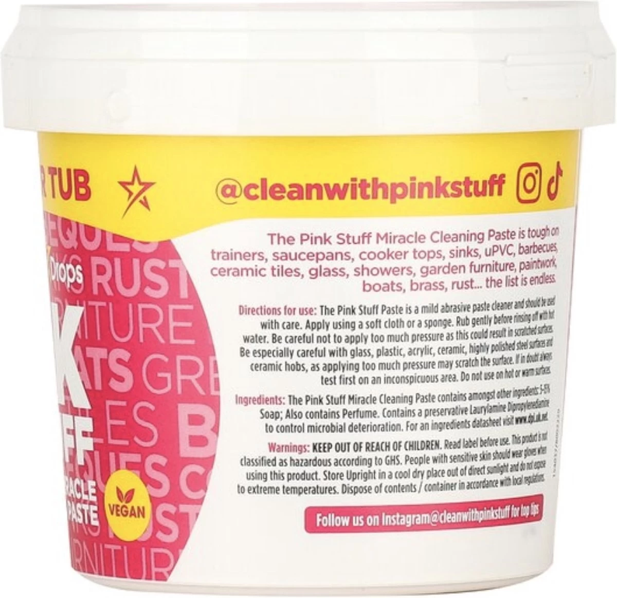 Stardrops The Pink Stuff The Pink Stuff Cleaning Paste 850 G - Afbeelding 2