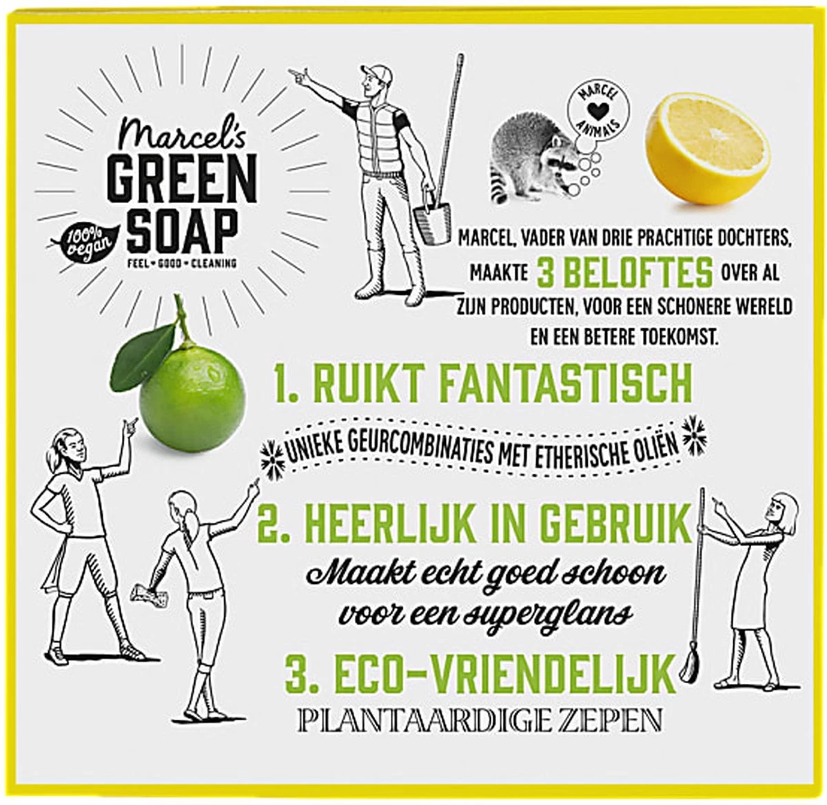 Marcel's Green Soap Vaatwastabletten Grapefruit & Limoen - 25 Stuks - Afbeelding 11