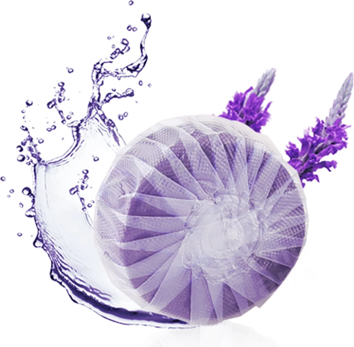 PROSIN® Toiletblokjes Inbouwreservoir - WC Discs - Lavendel - WC Blokjes - Toiletblokjes - Toiletblokken - Toiletblokjes Geberit - Stortbakblokjes Toilet - WC Blokjes Voordeelverpakking - WC Blokjes Inbouwreservoir - Toiletblok - Paars Water - Afbeelding 2