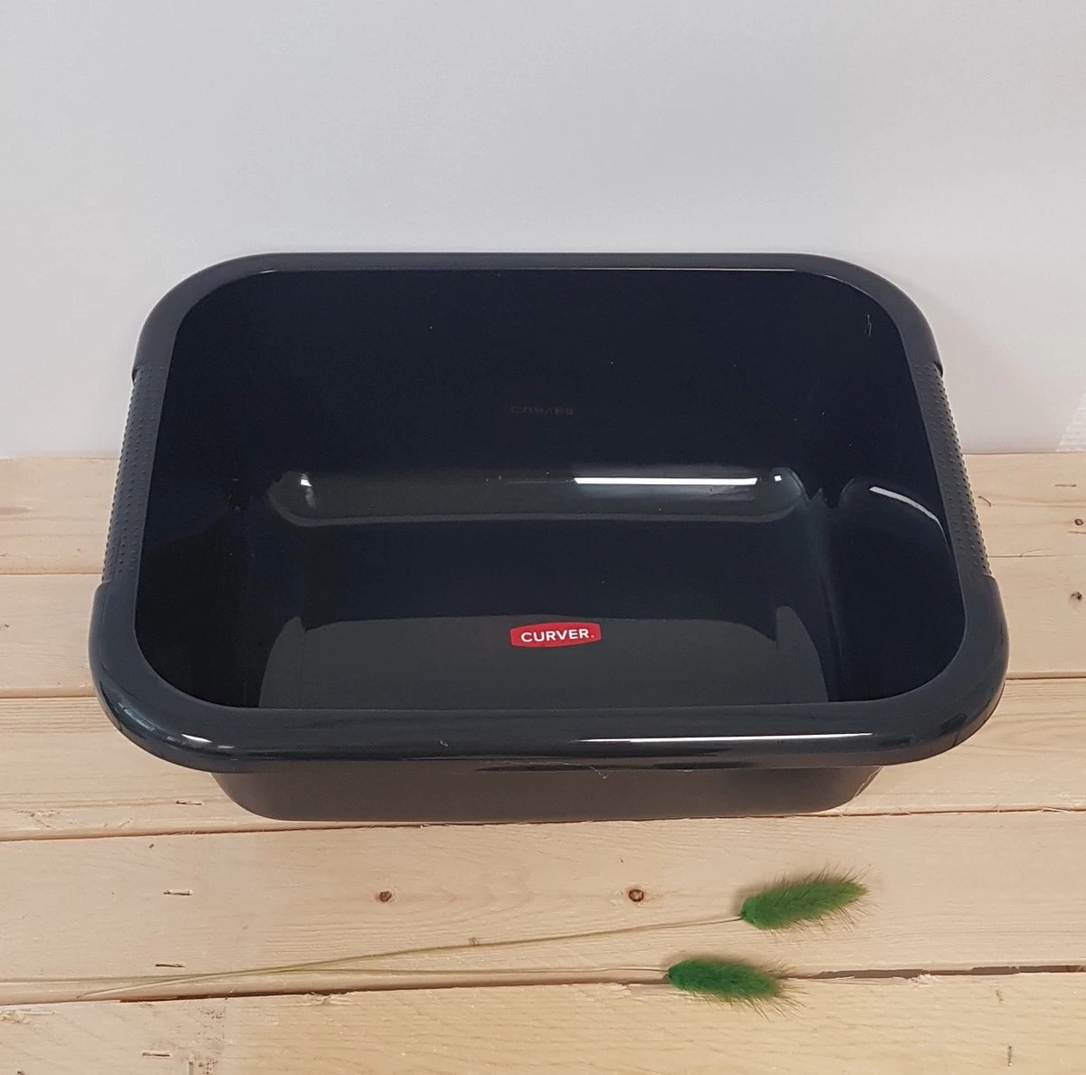 Curver Afwasbak Rechthoekig - 9 Liter - Antraciet - Afbeelding 3