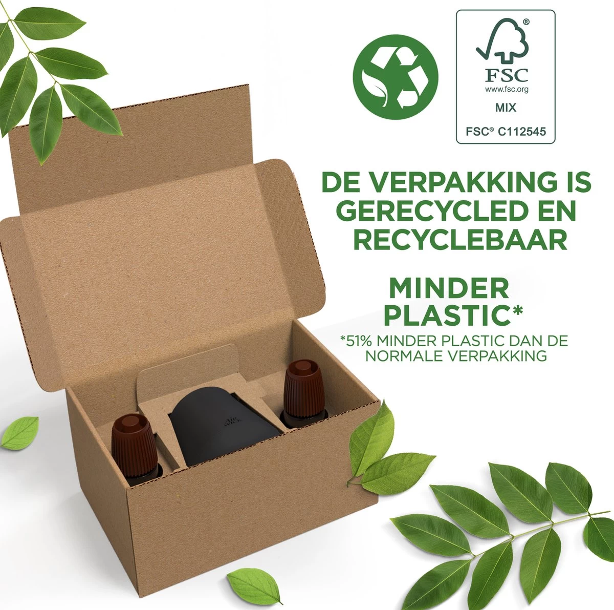 Air Wick Essential Mist Luchtverfrisser - Ontspannende Lavendel - 1 Zwart Apparaat + 2 Navullingen - Afbeelding 5