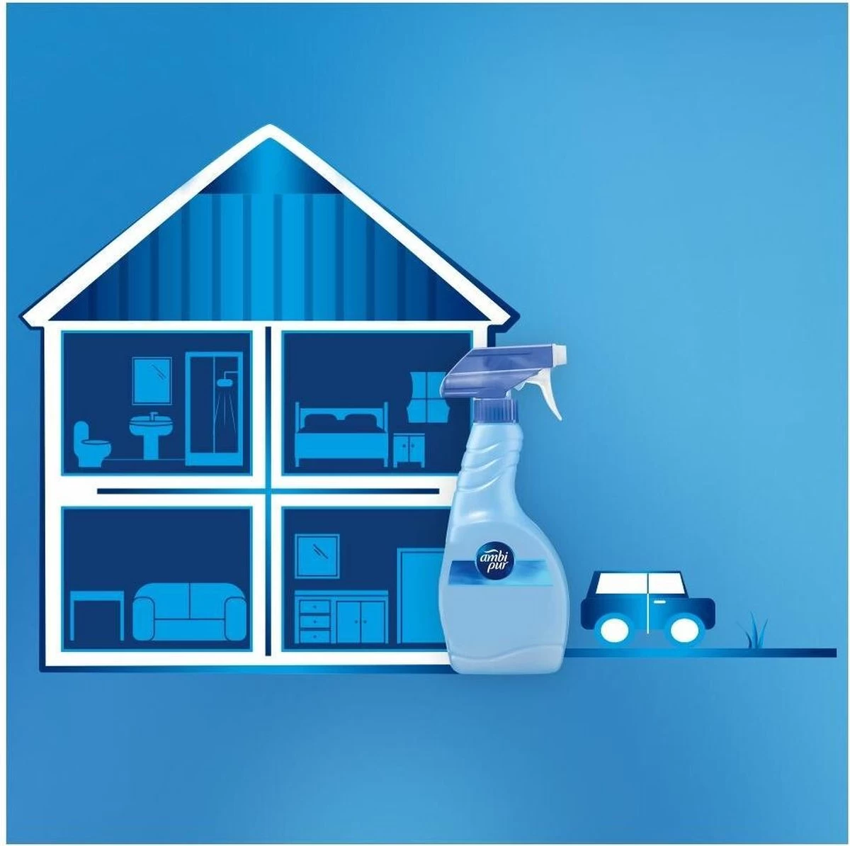 Ambi Pur Classic - 500ml - 8 Stuks - Textielverfrisser - Afbeelding 8