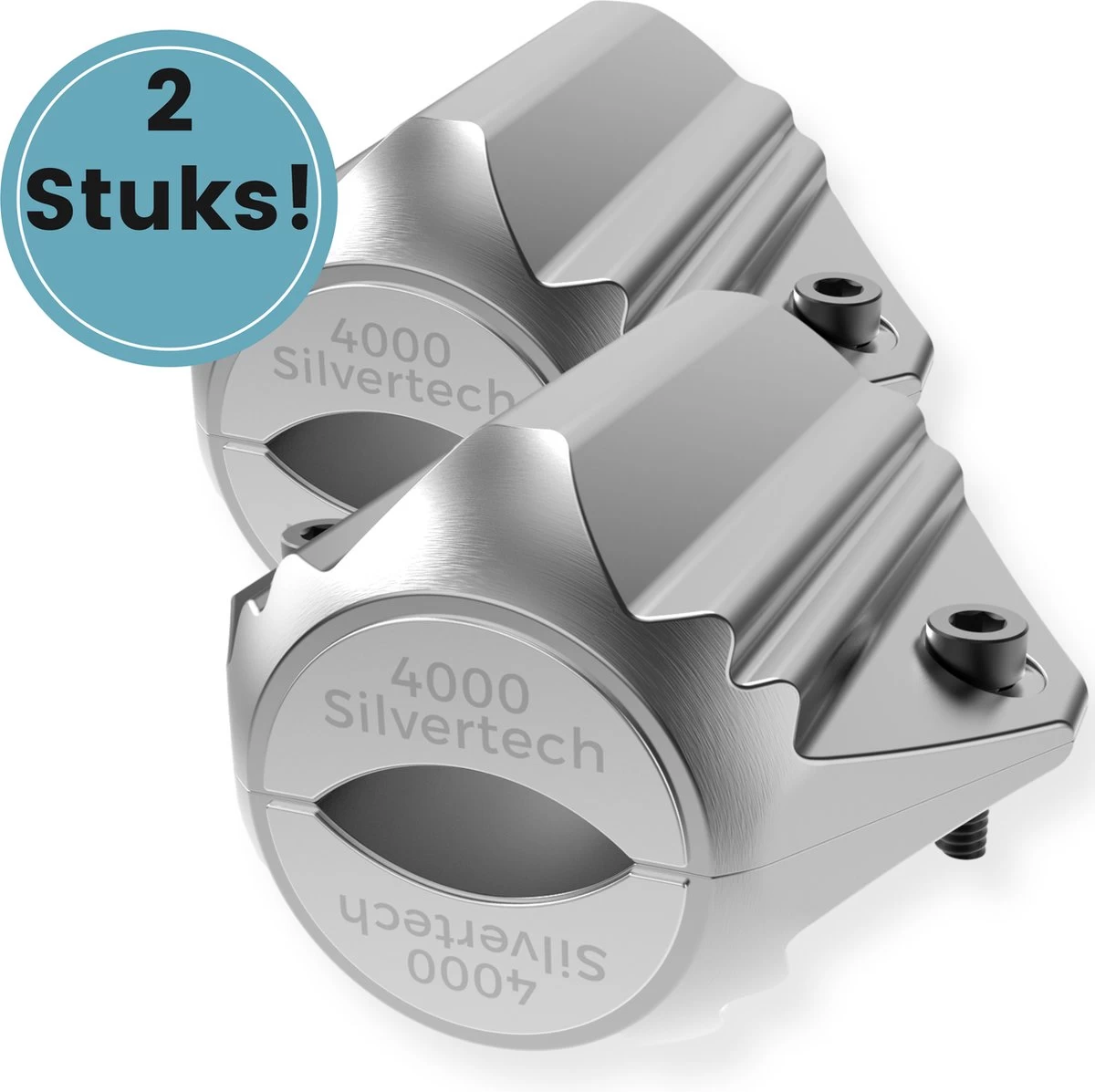 Jooba Magnetische Waterontharder - 1+1 GRATIS - Waterontharder Magneet - Waterontharder Waterleiding - Ontkalker - 4000 Silvertech - Waterontkalker - Antikalk Magneet - Kalkaanslag