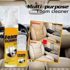 TLVX Bekleding Reiniger / Schuim Reiniger / Vlekken Reinigen / Interieur Reiniger / Foam Cleaner / 150ml / Auto Schoonmaak / Citroen Geur / Auto Interieur Reiniger / Vlekken Verwijderen Bankstel / Auto Stoel Schoonmaken / Effectief!
