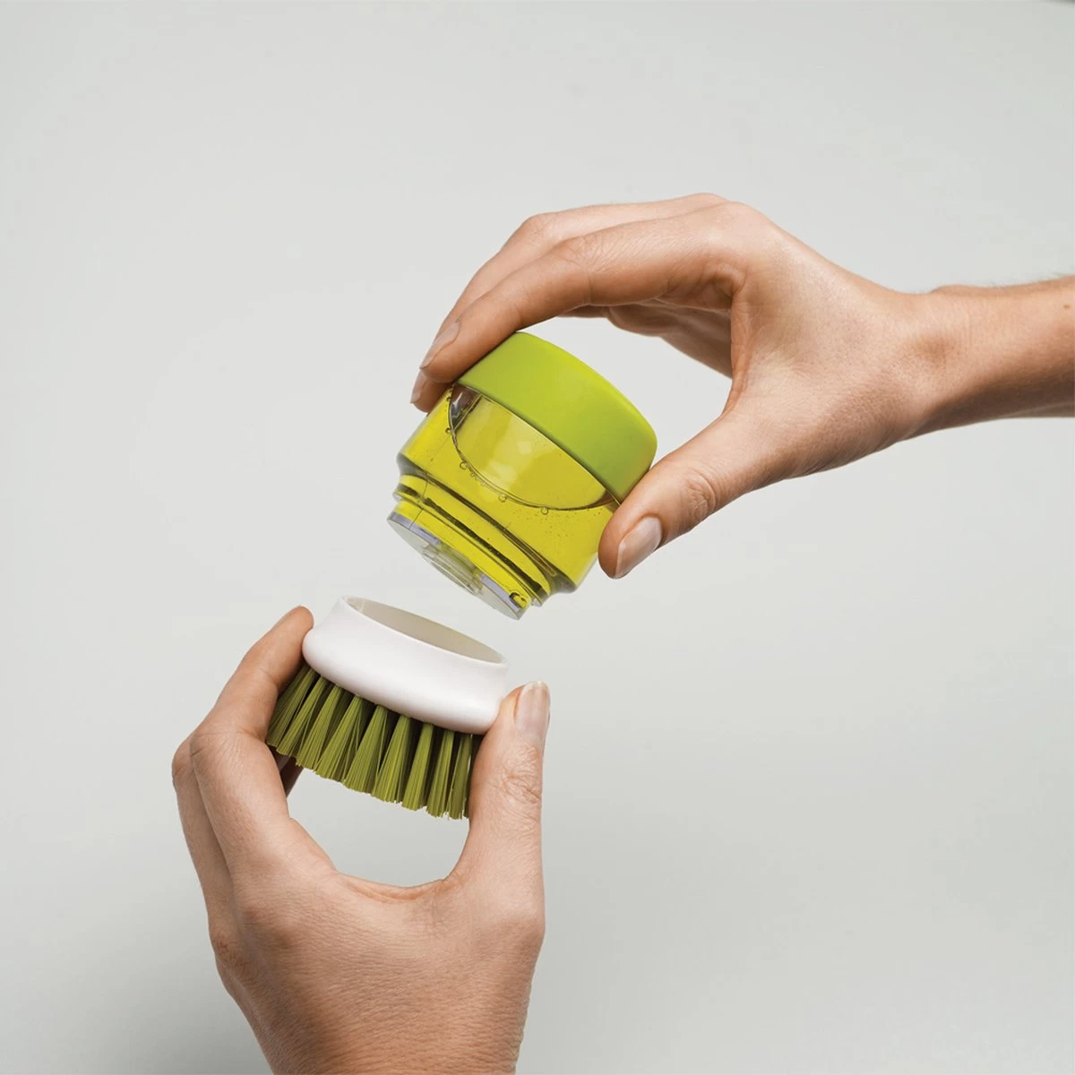 Joseph Joseph Afwasborstel Palm Scrub - Incl Houder - Grijs - Afbeelding 5