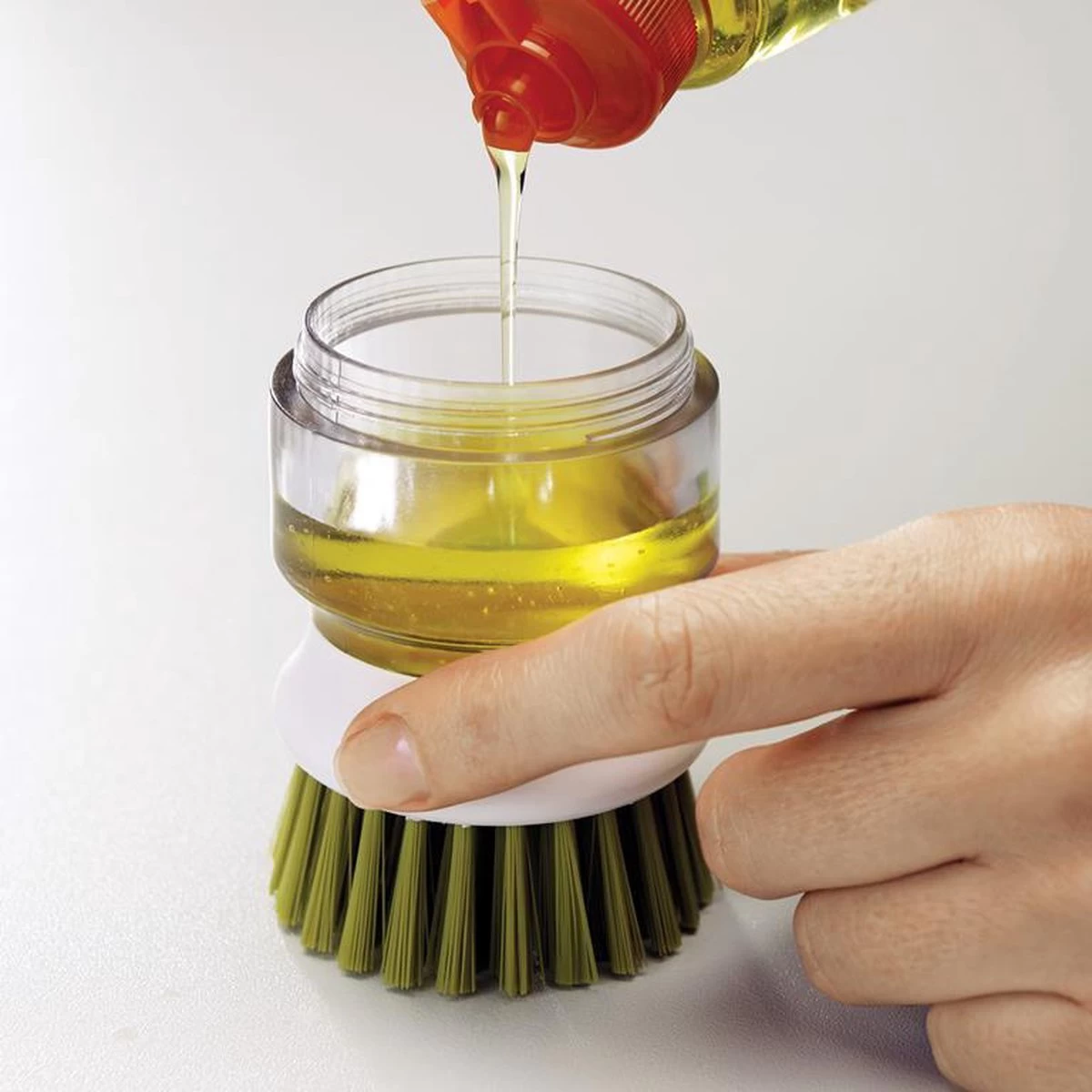 Joseph Joseph Afwasborstel Palm Scrub - Incl Houder - Grijs - Afbeelding 12