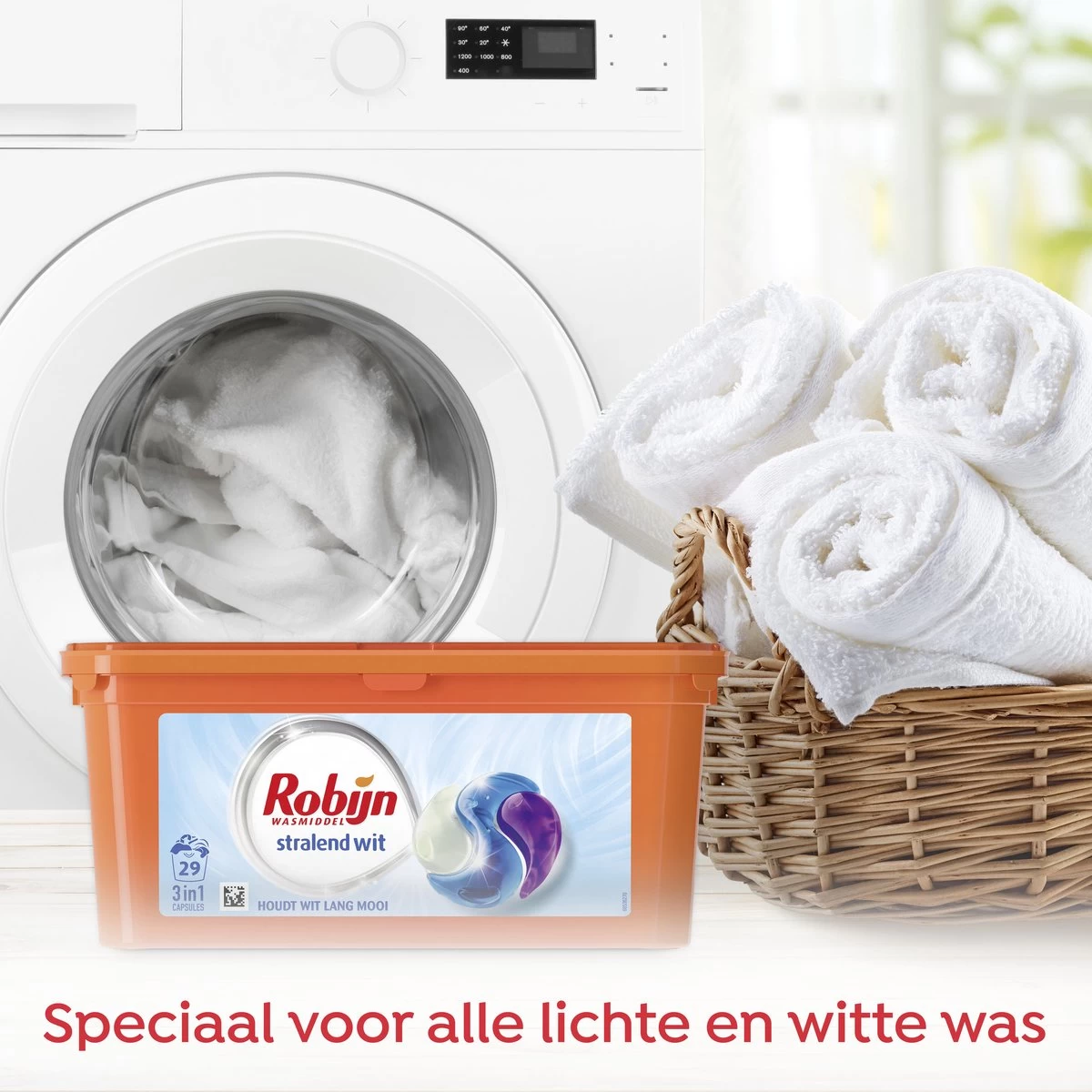 Robijn Stralend Wit Wascapsules - 3 X 29 Wasbeurten - Halfjaarbox - Afbeelding 7