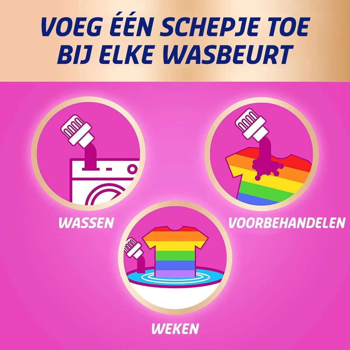 Vanish Oxi Action Poeder - Vlekverwijderaar Voor Gekleurde Was - 2,7 Kg - Afbeelding 3