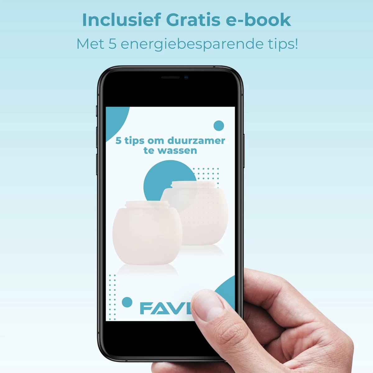 FAVE Doseerbol - Wasbollen - Drogerbollen - Transparant - Doseerdop - 230ml - 1 Stuk - Inclusief E-book - Afbeelding 6