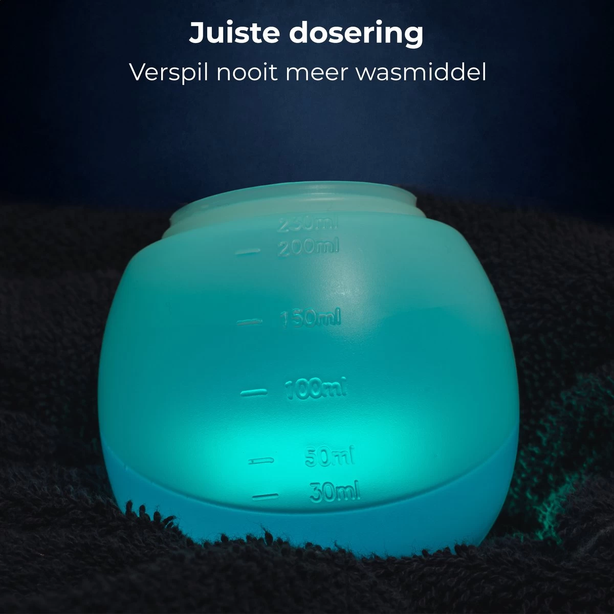 FAVE Doseerbol - Wasbollen - Drogerbollen - Transparant - Doseerdop - 230ml - 2 Stuks - Inclusief E-book - Afbeelding 2