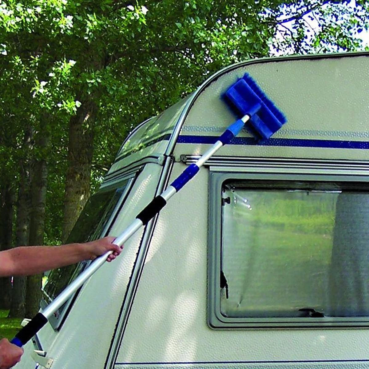 PROPLUS Pro Plus Wasborstel - Heavy Duty - Telescopische Steel - Uitschuifbaar Tot 3 Meter - Afbeelding 8