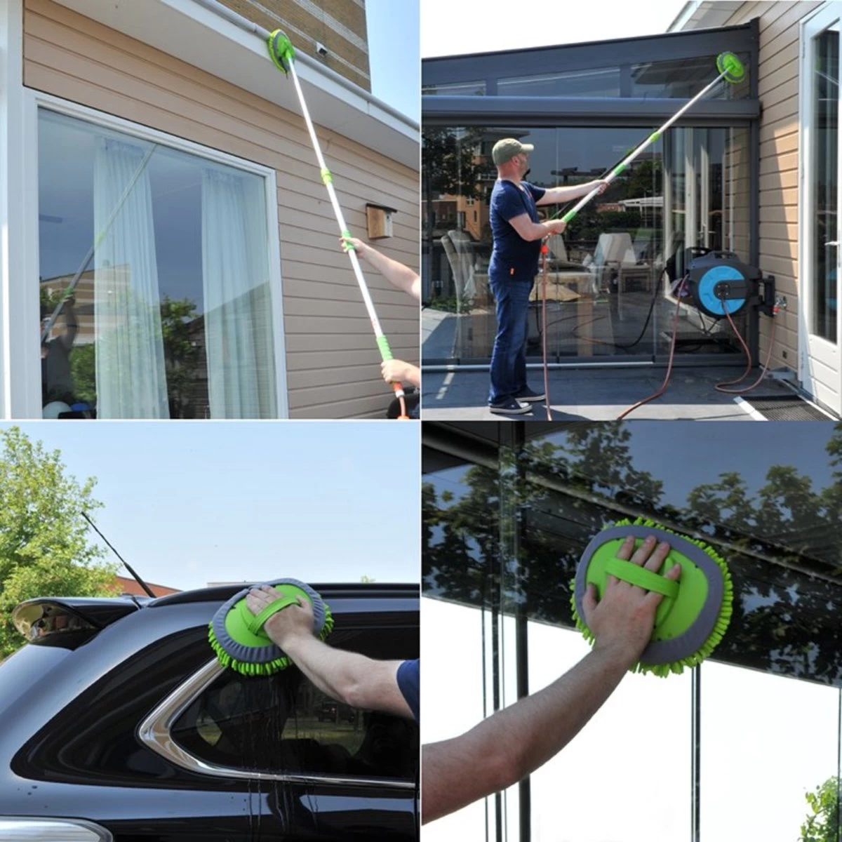 PROPLUS Pro Plus Wasborstel Chenille - Telescopische Steel - Uitschuifbaar Tot 2.50 Meter - Afbeelding 13