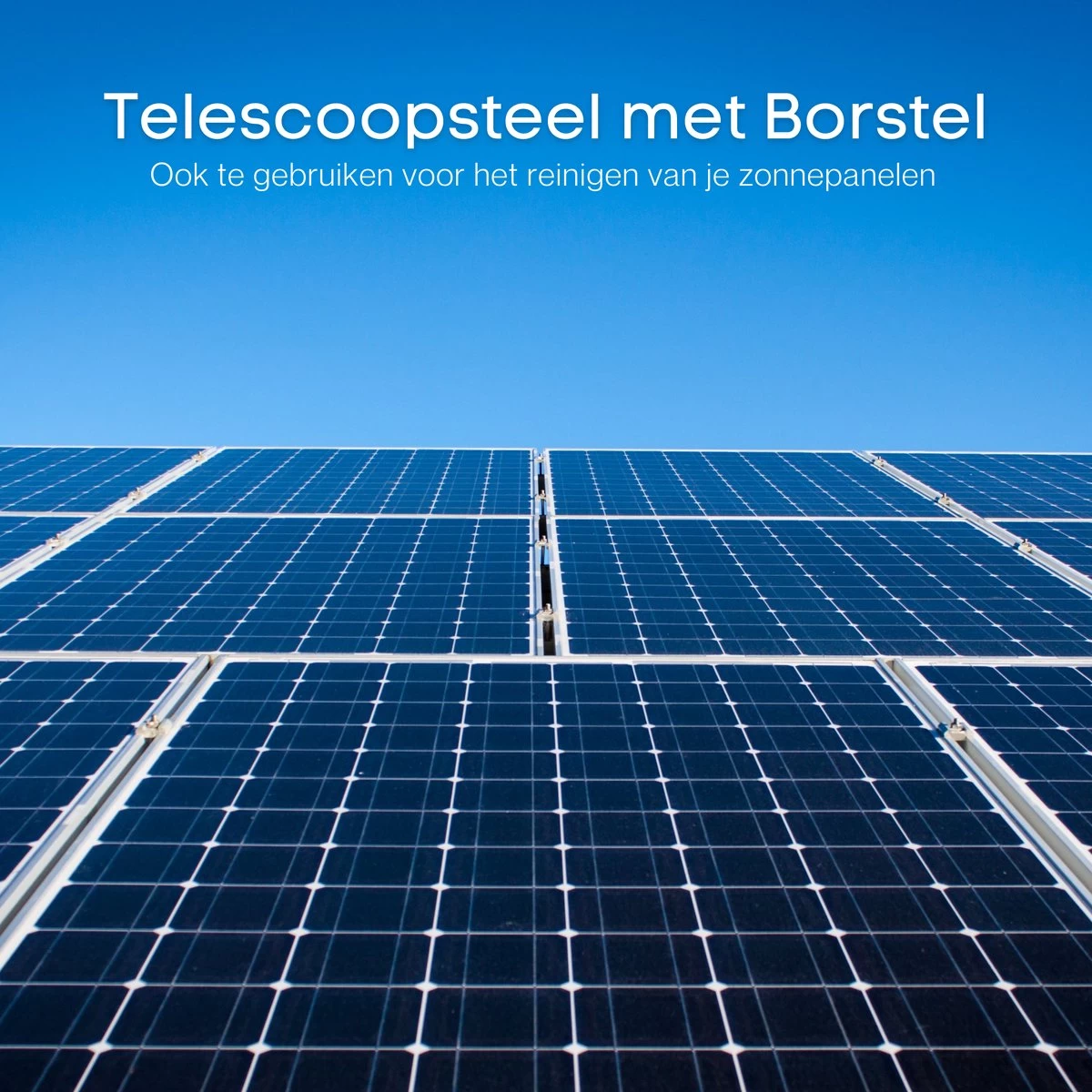 Merkloos Telescoopsteel Ramenwassen 4,6M - Met Borstel & Waterdoorvoer - Voor Ramen - Watertoevoer - Borstel - Afbeelding 9