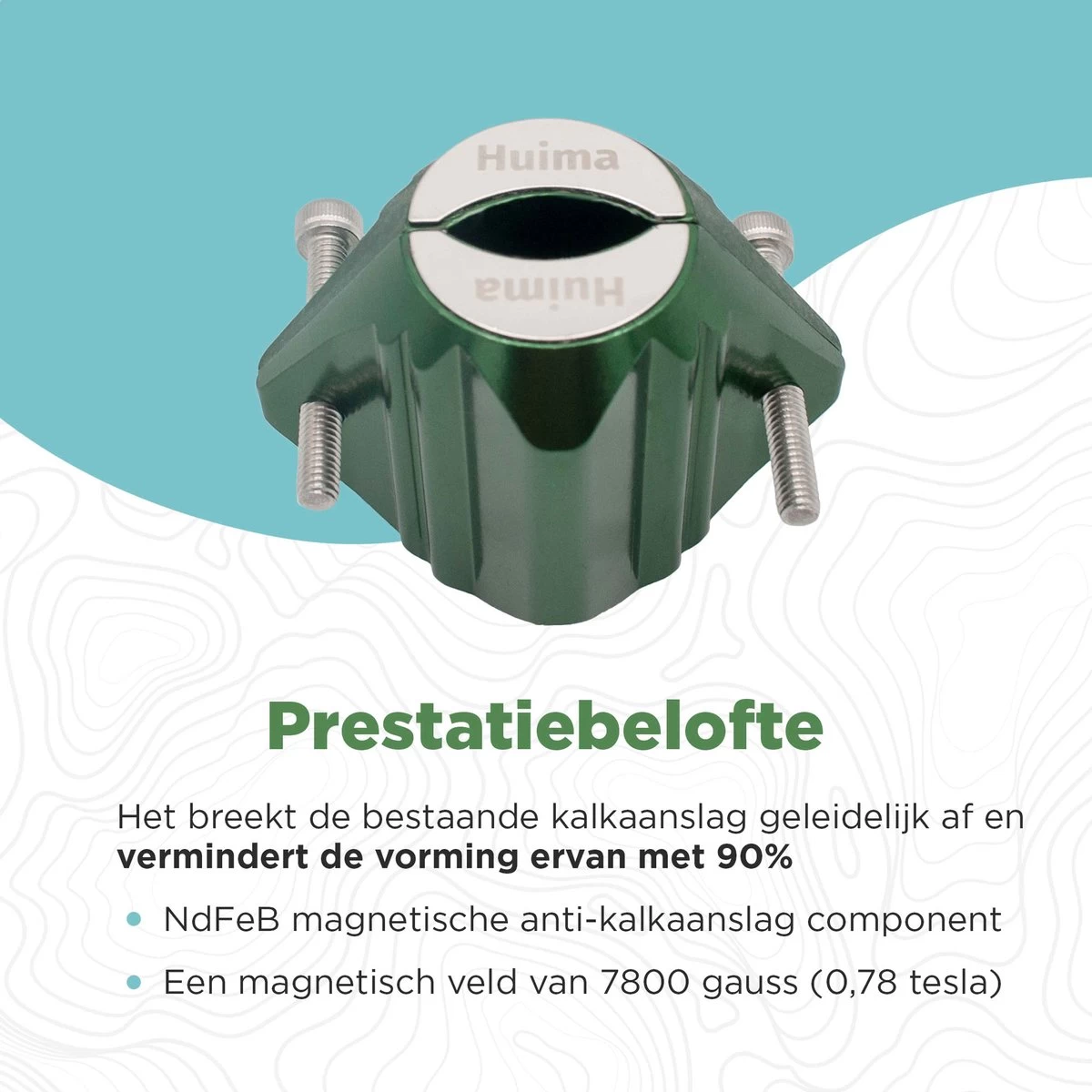 Huima Magnetische Waterontharder – Waterontkalker – Waterontharder Magneet – Ontkalker – Antikalk Magneet – Waterverzachter - Waterontharder Waterleiding – Kalk – Antikalk - Afbeelding 6