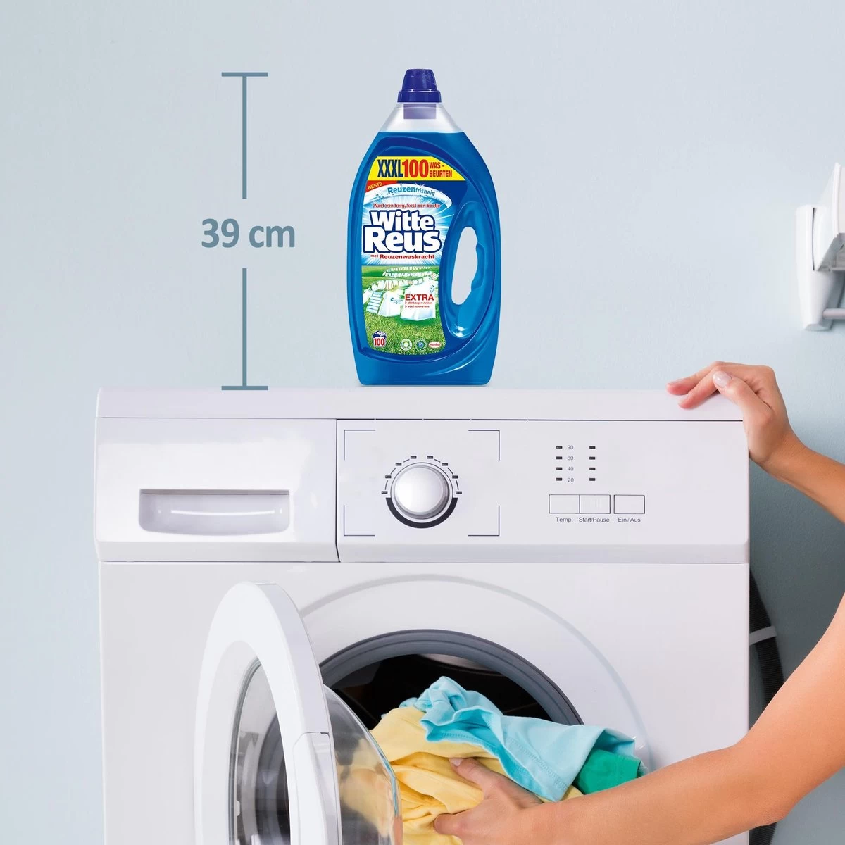 Witte Reus Gel Wasmiddel- Kwartaalverpakking - 100 Wasbeurten - Afbeelding 6