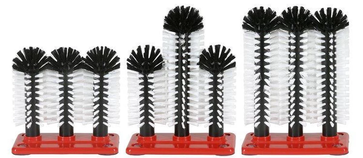 Bar Professional Spoelborstel Kunststof Voet - 3-delig - Afbeelding 3