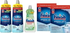 Finish Vaatwas Zout 2x1,2kg | Finish Glanspoel 2 X 800ml | Finish Eco 400ml