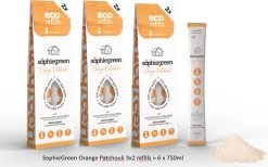 SophieGreen Orange Patchouli Allesreinigers 3x2 Navullingen (=6x750 Ml)