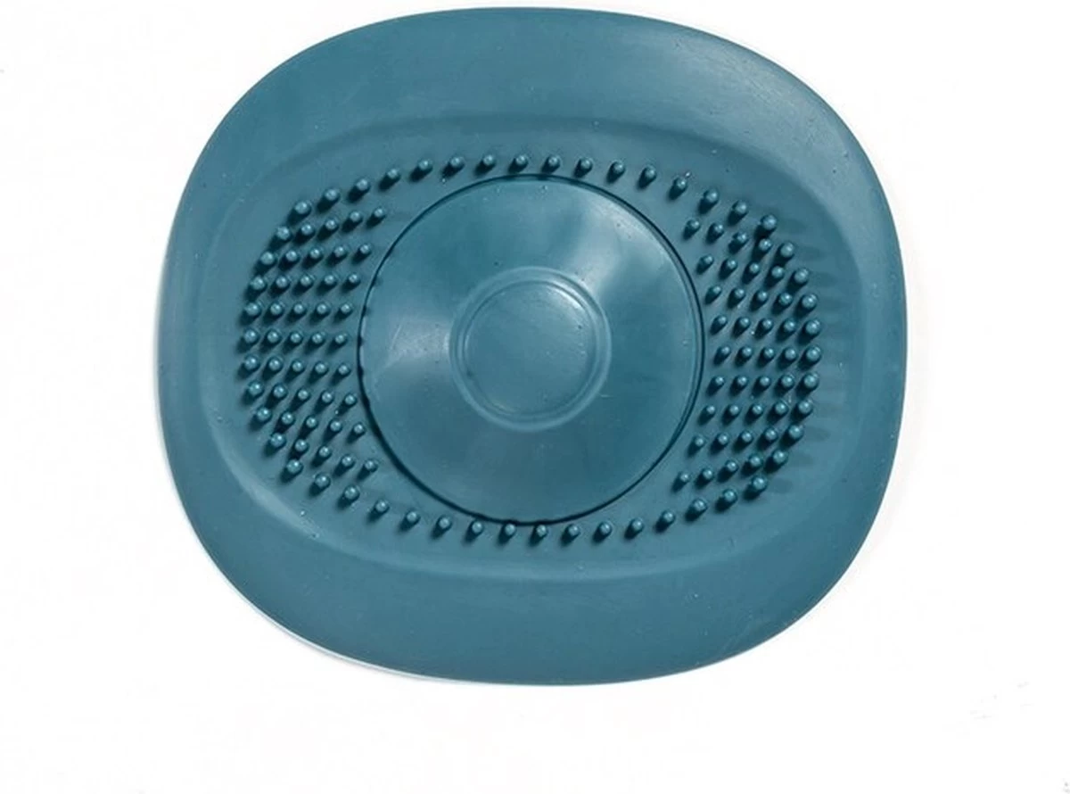 Merkloos Luxe Doucheputje Afvoer Plug Zeef Stopper Stop - Universele Haarfilter Haarvanger Gootsteenstop Afvoerstop Onderdeel Afvoerputje Stopper Putje Rooster Voor Wastafel Gootsteen Spoelbak Bad Douchebak Keuken Wasbak Badkuip Aanrecht - Siliconen - Blauw - Afbeelding 6