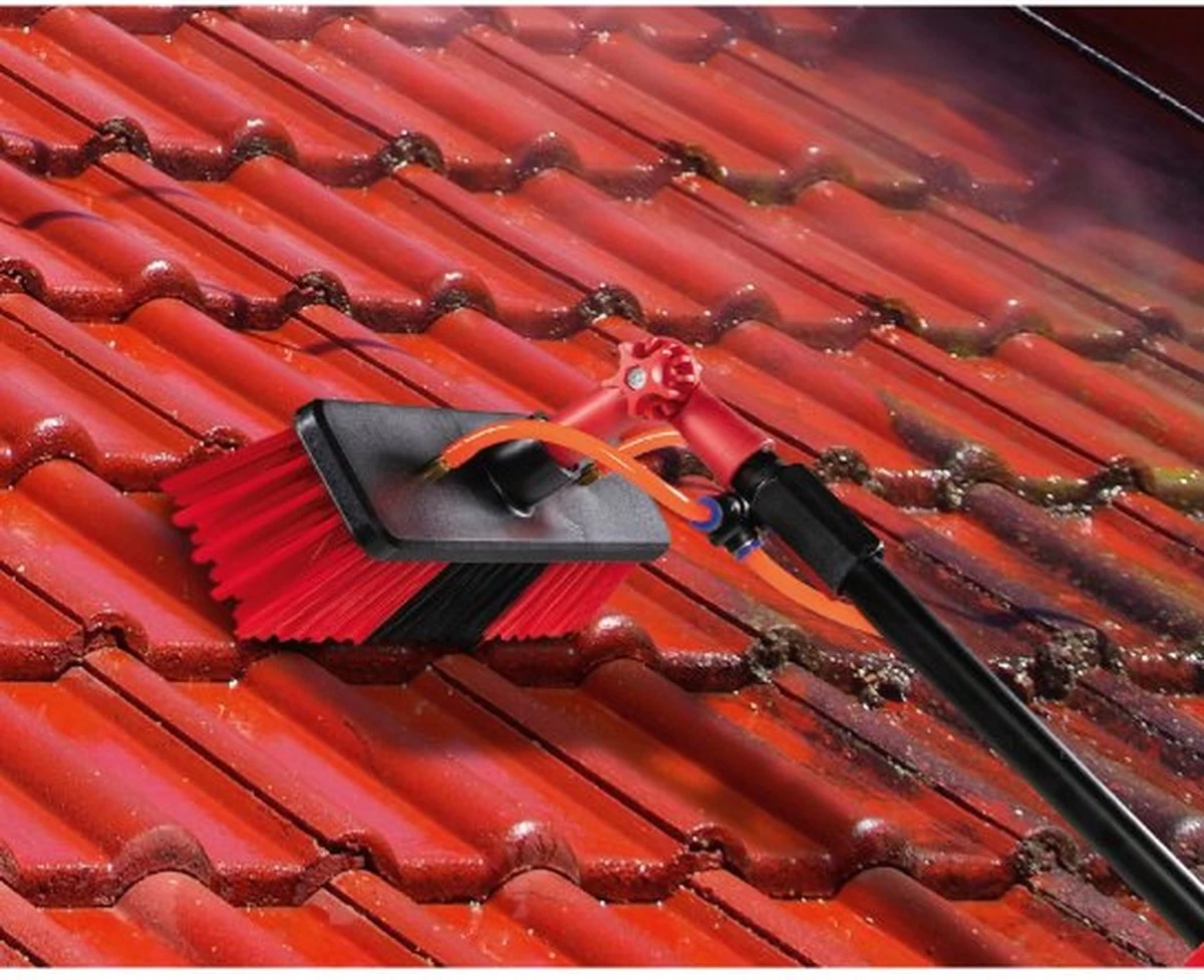 Chimb Telescopische Wasborstel - Uitschuifbare Waterborstel - Ramenwassen - 4,6 Meter - Met Zeepdispenser - Afbeelding 2