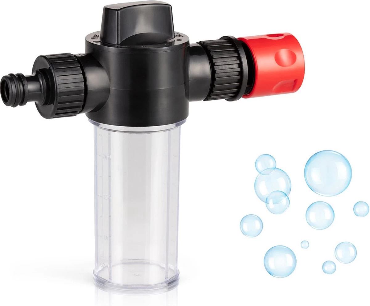 Umuzi Cleaning Telescopische Waterborstel - Uitschuifbare Schrobborstel Voor Ramen, Gevel En Huis - 1,3 Tot 4,6 Meter - Reiniger Met 4 Uitschuifbare Delen - Zeepdispenser Met Doseerknop - Afbeelding 8