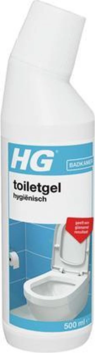HG Toiletgel Hygiënisch - 500 Ml - Glanzend Resultaat - Krachtige Reiniger En Ontkalker - Afbeelding 5