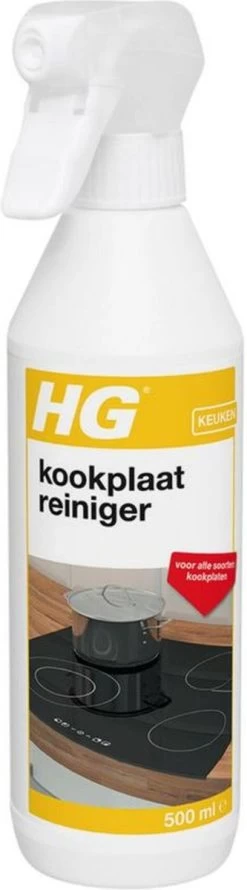 HG Kookplaatreiniger - 500ml - Streeploos Vetvrij - Dagelijks Gebruik - Geschikt Voor Alle Kookplaten