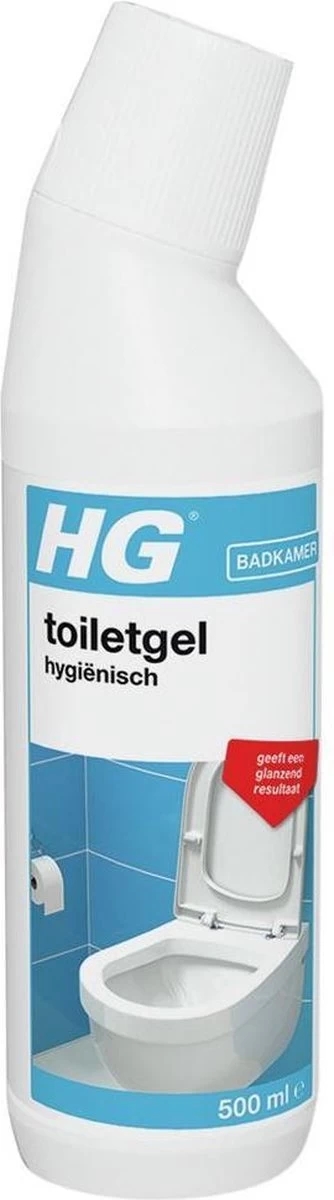 HG Toiletgel Hygiënisch - 500 Ml - Glanzend Resultaat - Krachtige Reiniger En Ontkalker - Afbeelding 4