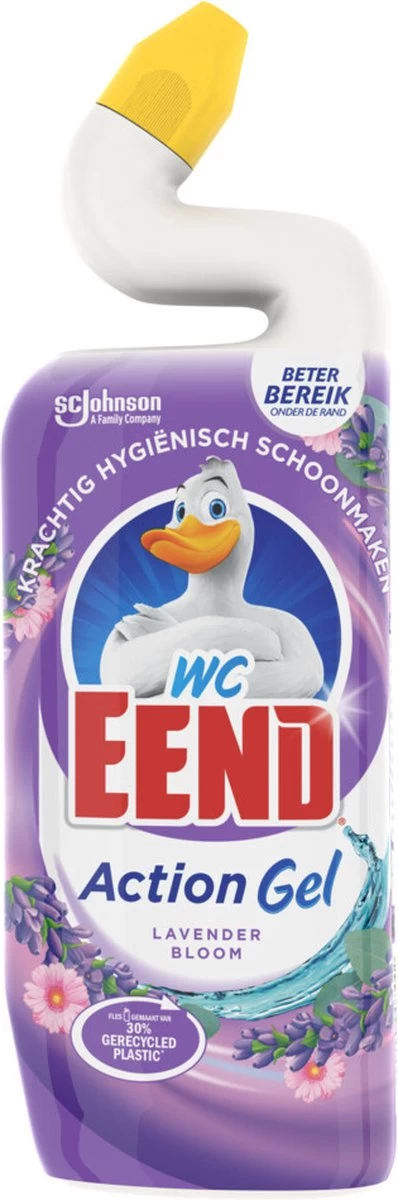 6x WC Eend Toiletreiniger Lavendel Fresh 750 Ml - Afbeelding 2