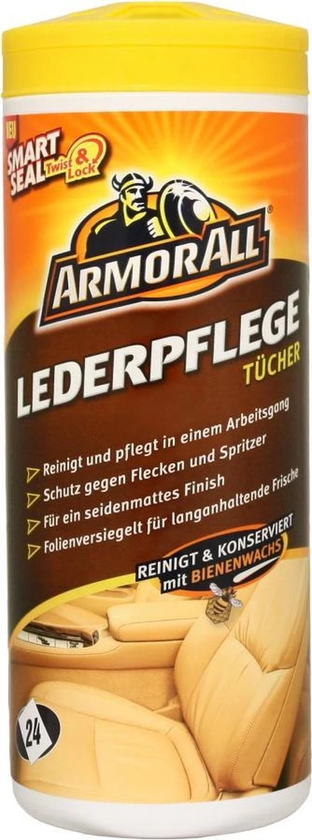 ARMOR ALL - Leder Reinigingsdoekjes - 24 Stuks