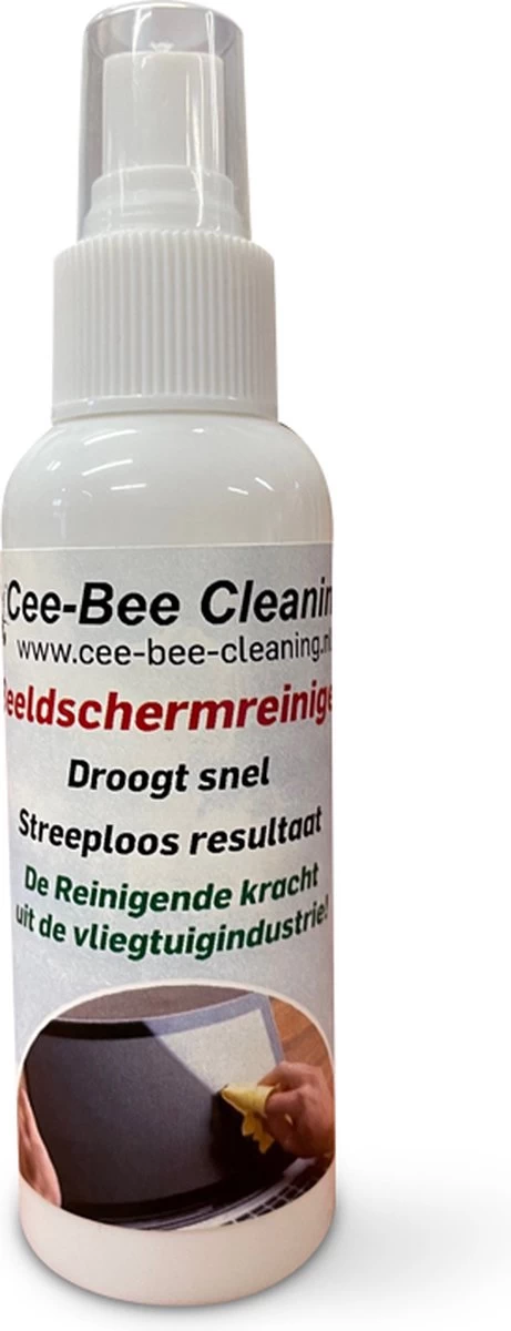 Beeldschermreiniger Met Glasdoek | Droogt Snel En Streeploos | Sprayflacon 100ml - Afbeelding 2