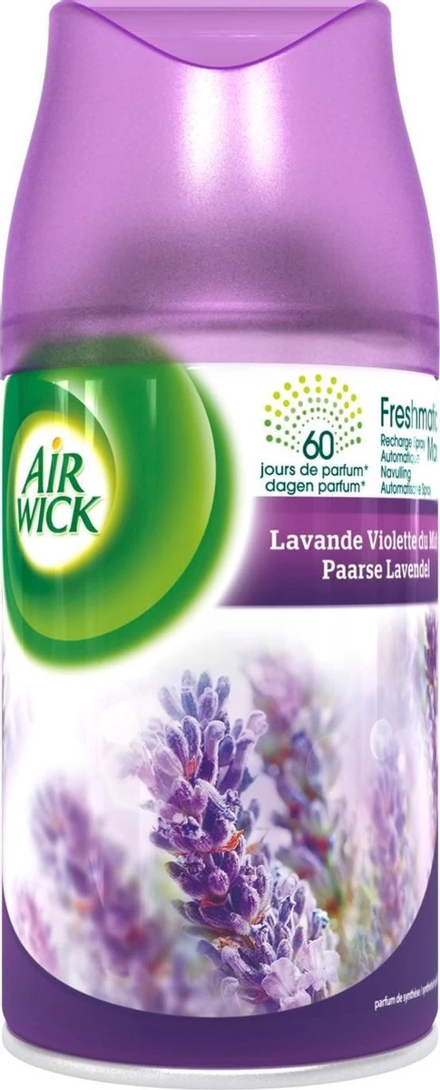 Air Wick Freshmatic Automatische Spray Luchtverfrisser - Paarse Lavendel Navulling - 3 Stuks - Voordeelverpakking - Afbeelding 3