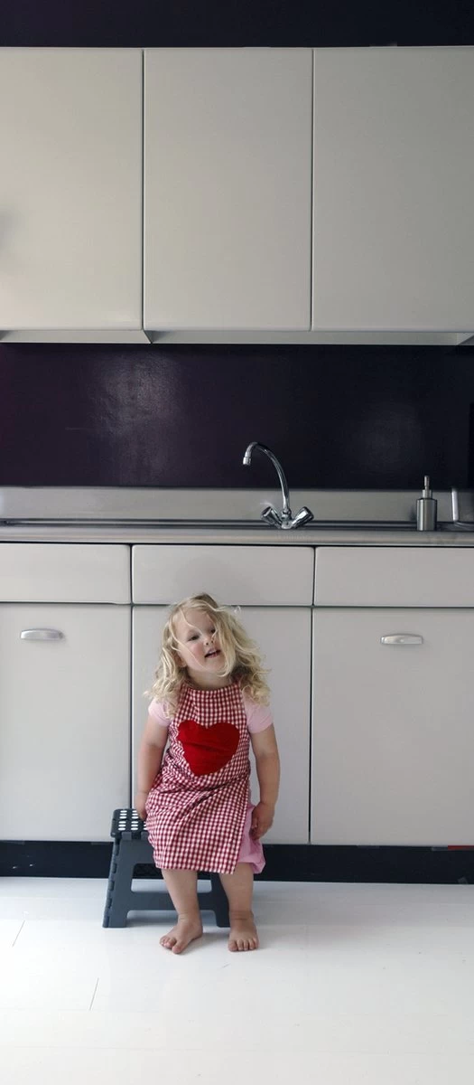 PUHLMANN - Inklapbare Kruk, JAMES, Plastic, Grijs, 22 Cm Hoog, Max 100 Kilo - Afbeelding 4