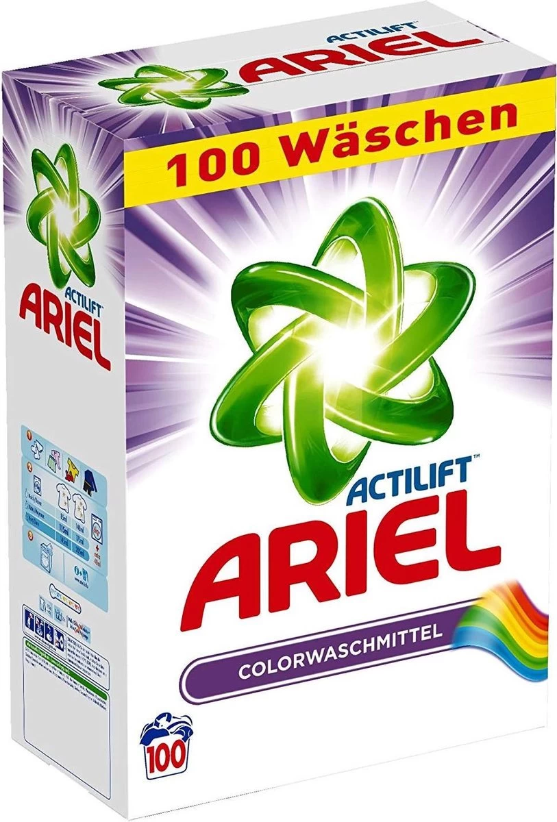Ariel Waspoeder Kleur 6,5 KG - 100 Wasbeurten - Afbeelding 2