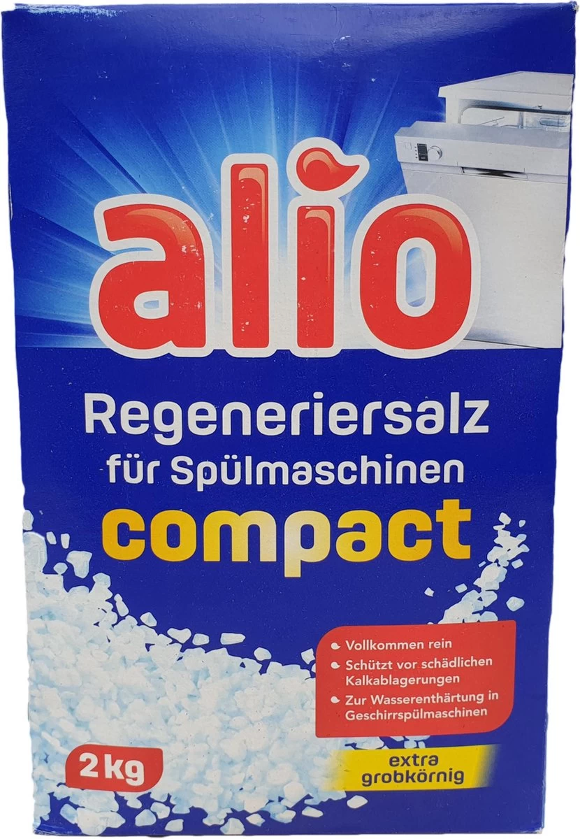 Vaatwaszout - Zout Vaatwasser - Zout Afwasmachine - Regenereerzout Vaatwasser - Onthardingszout Vaatwasser - 2 Kg - Afbeelding 3