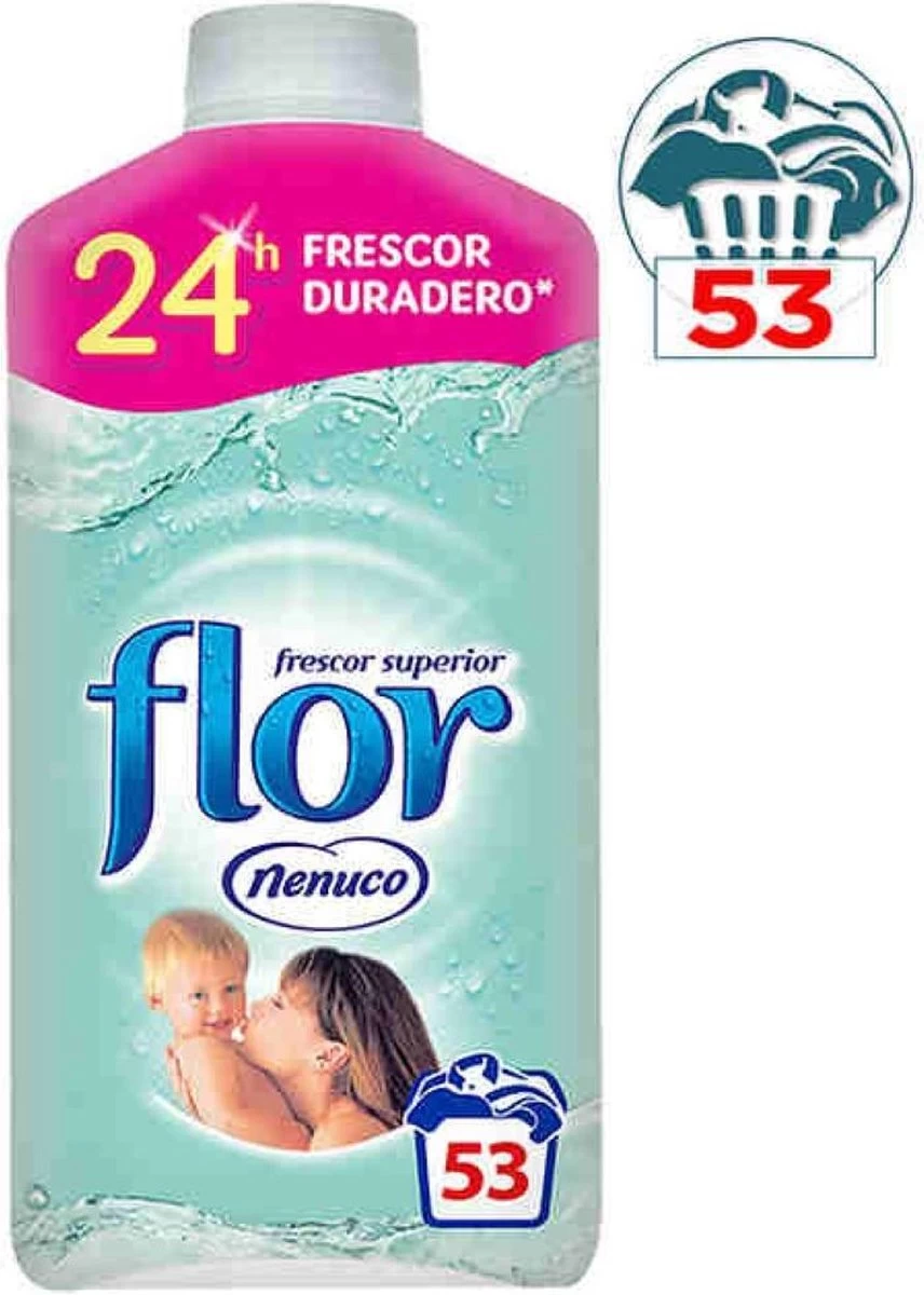 Merkloos Flor Wasverzachter - Nenuco 1100ml / 50 Wasbeurten - Afbeelding 2