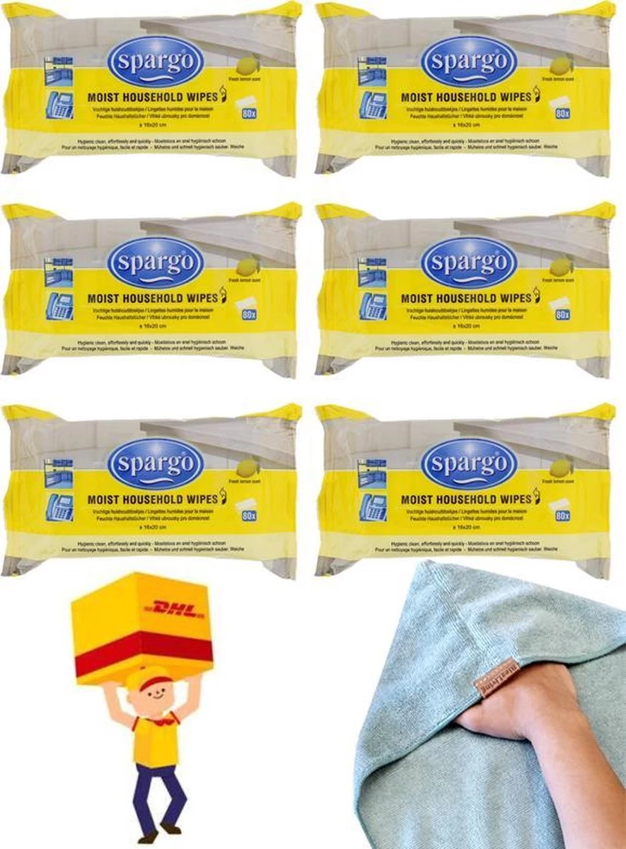 Allesreiniger - Schoonmaakdoekjes - Vochtige Doekjes - Aanbieding - VERVANGT Alles Reiniger Spray - Wegwerp Schoonmaakdoekjes - VOORDEELBUNDEL - Afbeelding 3