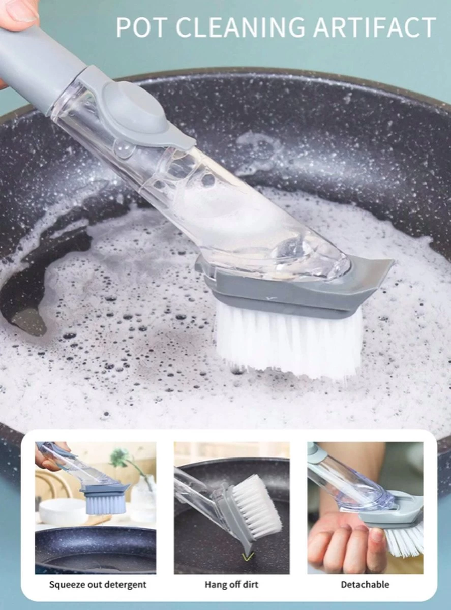 OXO Good Grips Afwasborstel Met Zeepdispenser - Afbeelding 6